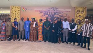 Dignitaries who attended the launch with the Minister for Tourism
