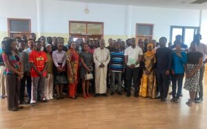 Participants with officials from ECOWAS in a group photo after the launch