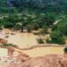 Illegal mining site in Ghana