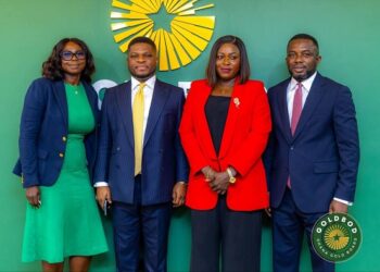 GCX CEO-Evelyn Abakah, GB CEO Sammy Gyamfi, GCX DCEO Ophelia Atoklo and GB DCEO Richard