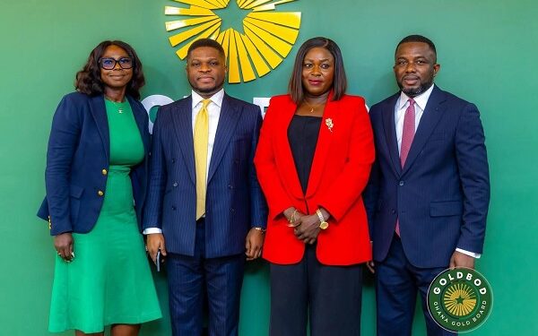 GCX CEO-Evelyn Abakah, GB CEO Sammy Gyamfi, GCX DCEO Ophelia Atoklo and GB DCEO Richard