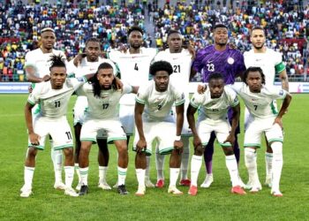 The Nigerian Super Eagles team
