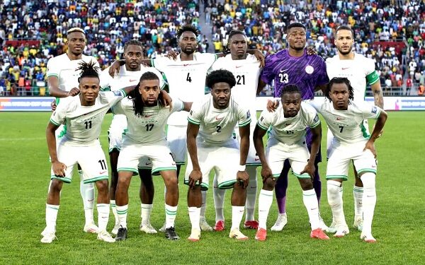 The Nigerian Super Eagles team