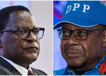 Lazarus Chakwera (L) and Peter Mutharika (R) are long-standing political rivals
