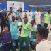 The UDS team jubilating after their win in China