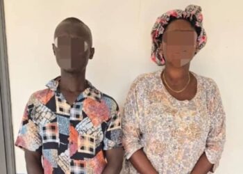 The suspects, Emelia Akua Asor (right) and Seth Butuakwa