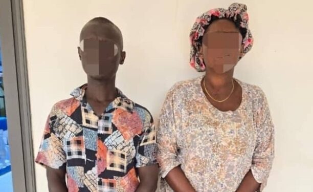 The suspects, Emelia Akua Asor (right) and Seth Butuakwa