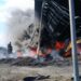 Firefighters battle 11-hour blaze at tyre recycling plant in Shai Hills