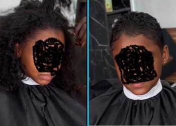 The girl whose video has gone viral after being instructed to trim her hair