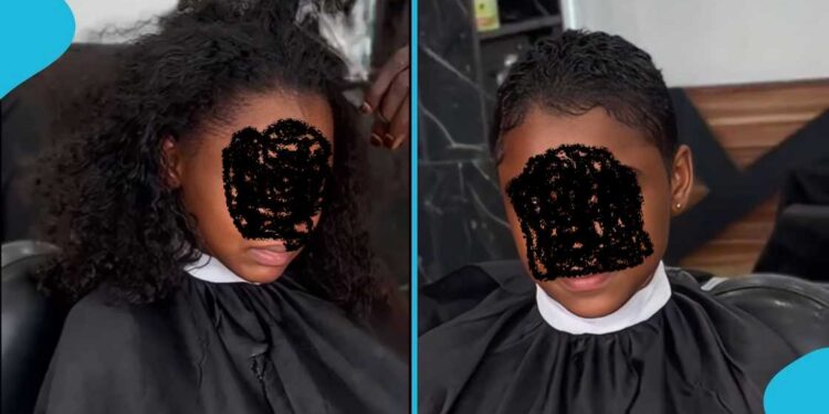 The girl whose video has gone viral after being instructed to trim her hair