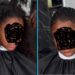 The girl whose video has gone viral after being instructed to trim her hair