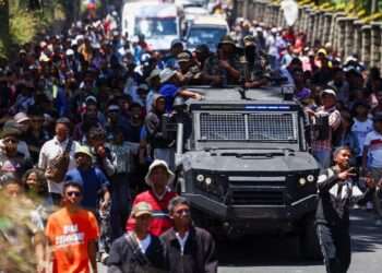 Madagascar's president has left the country on French military plane - French radio RFI