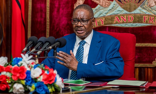 President Arthur Peter Mutharika of Malawi