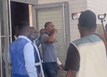 Chairman Wontumi leaving the court premises