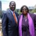 The late Raila Odinga and his sister Beryl Achieng. PHOTO/@MajimajiKenya/X