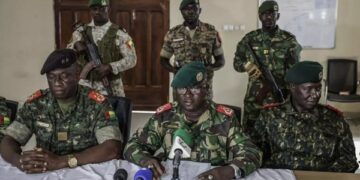 Guinea-Bissau military officers announce 'all borders closed' after taking control of country