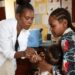 Bizunesh Tsegaye (right), a mother, vaccinating her nine-month-old child, Rohobot Tonasa, at the Alfa Dilla health post located in the Sidama region in 2023. Bizunesh said she had wanted to bring Rohobot earlier but hesitated out of concern about the possible side effects of vaccines. (Photo: UNICEF Ethiopia)