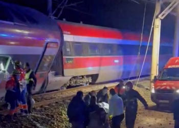 The train that was involved in the accident