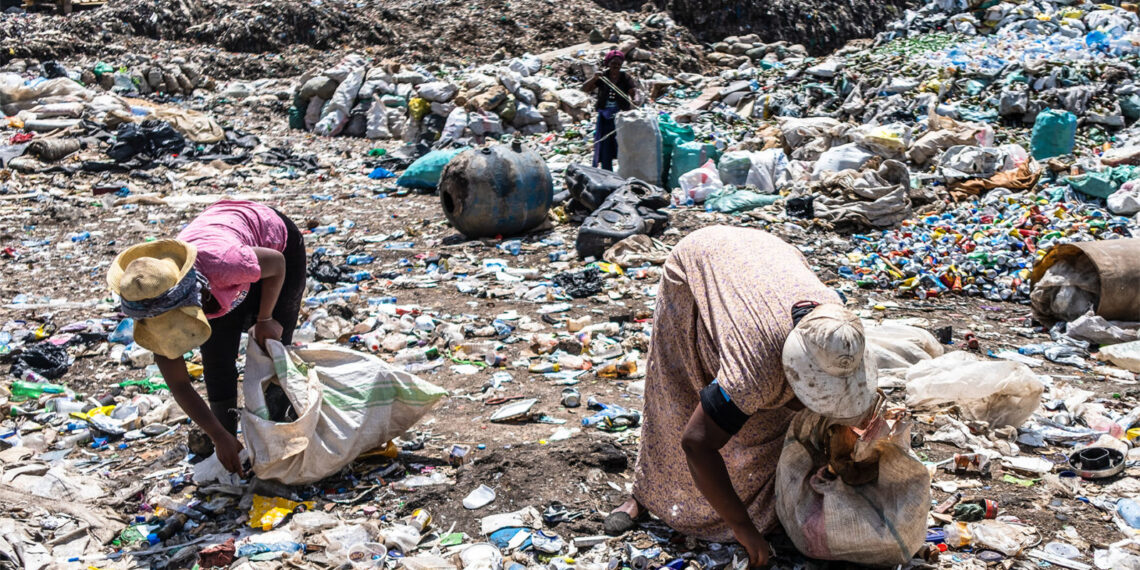 Female waste collectors in Accra