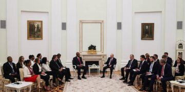 Talks between President Vladimir Putin of Russia and President Patrick Herminie of the Republic of Seychelles have kicked off at the Kremlin.