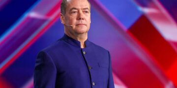 Russian Security Council Deputy Chairman Dmitry Medvedev