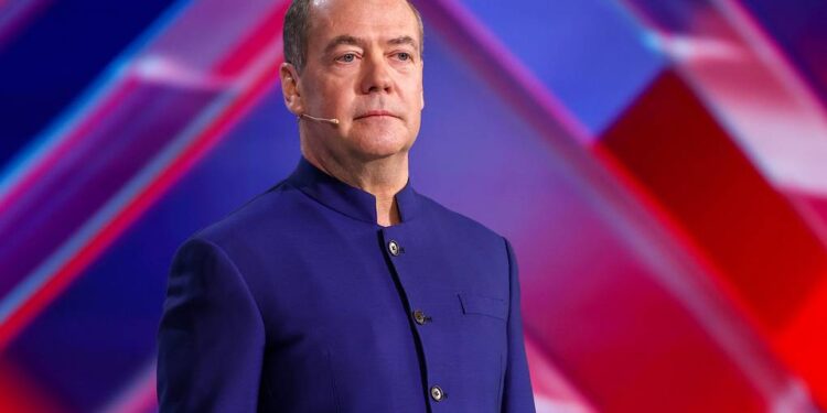 Russian Security Council Deputy Chairman Dmitry Medvedev