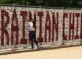 This demonstration in the US last month used 20,000 teddy bears to symbolize the number of children Russia is thought to have forcibly deported