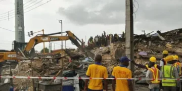 Lagos building collapse: Nine bodies recovered, 27 rescued