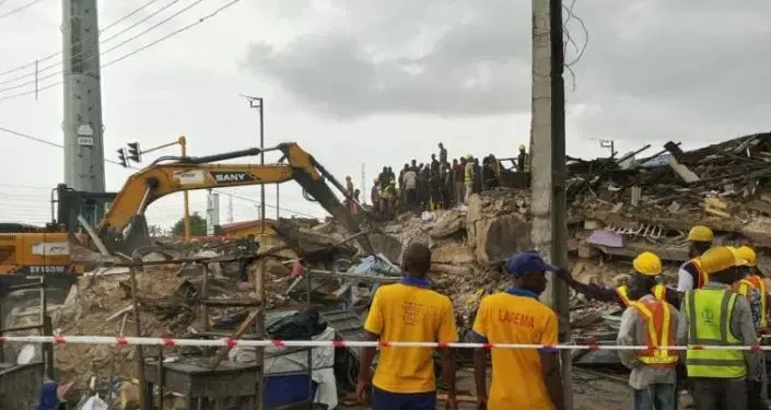Lagos building collapse: Nine bodies recovered, 27 rescued