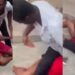 The said teacher fighting with the female student