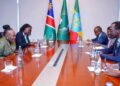 Foreign Minister Gedion Holds Bilateral Talks with Namibian, Botswanan Counterparts
