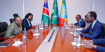 Foreign Minister Gedion Holds Bilateral Talks with Namibian, Botswanan Counterparts
