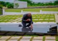 Gabonese President Brice Oligui Nguema lays wreath in honour of Flt Lt. Jerry John Rawlings