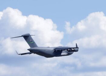 US military transport plane lands in Moscow