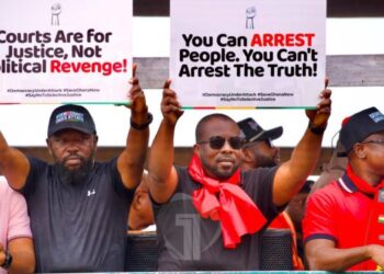 Ghana’s opposition party NPP stages ‘Democracy Under Attack’ protest