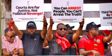 Ghana’s opposition party NPP stages ‘Democracy Under Attack’ protest